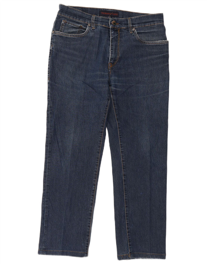 TRUSSARDI Jean Droit W30 L26 Bleu Homme