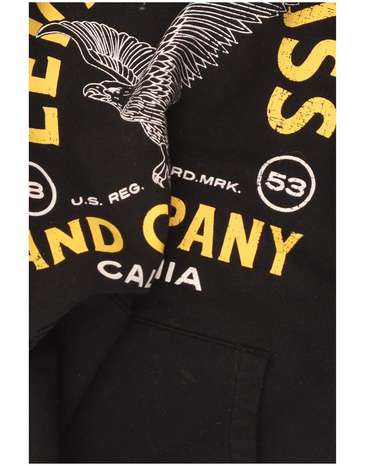 Levi's Pull à Capuche Graphique Homme Noir Coton Large
