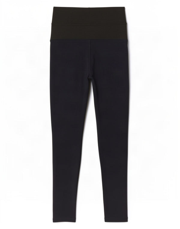 Zara Leggings Femme UK 4 XS Bleu Marine Colorblock