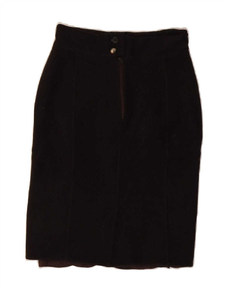 SALVATORE FERRAGAMO Womens Pencil Skirt IT 46 Large W28 Brown Classic Vintage Salvatore Ferragamo and Second-Hand Salvatore Ferragamo from Messina Hembry 
