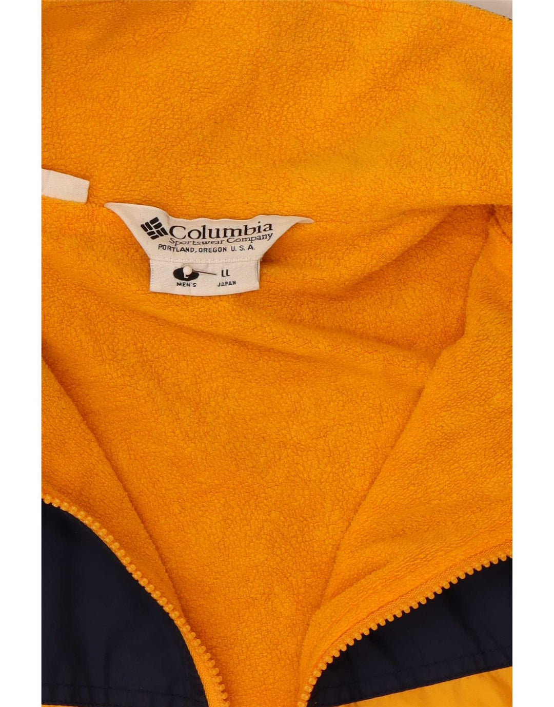 Columbia Veste coupe-vent pour homme UK 40 Large Jaune Colorblock
