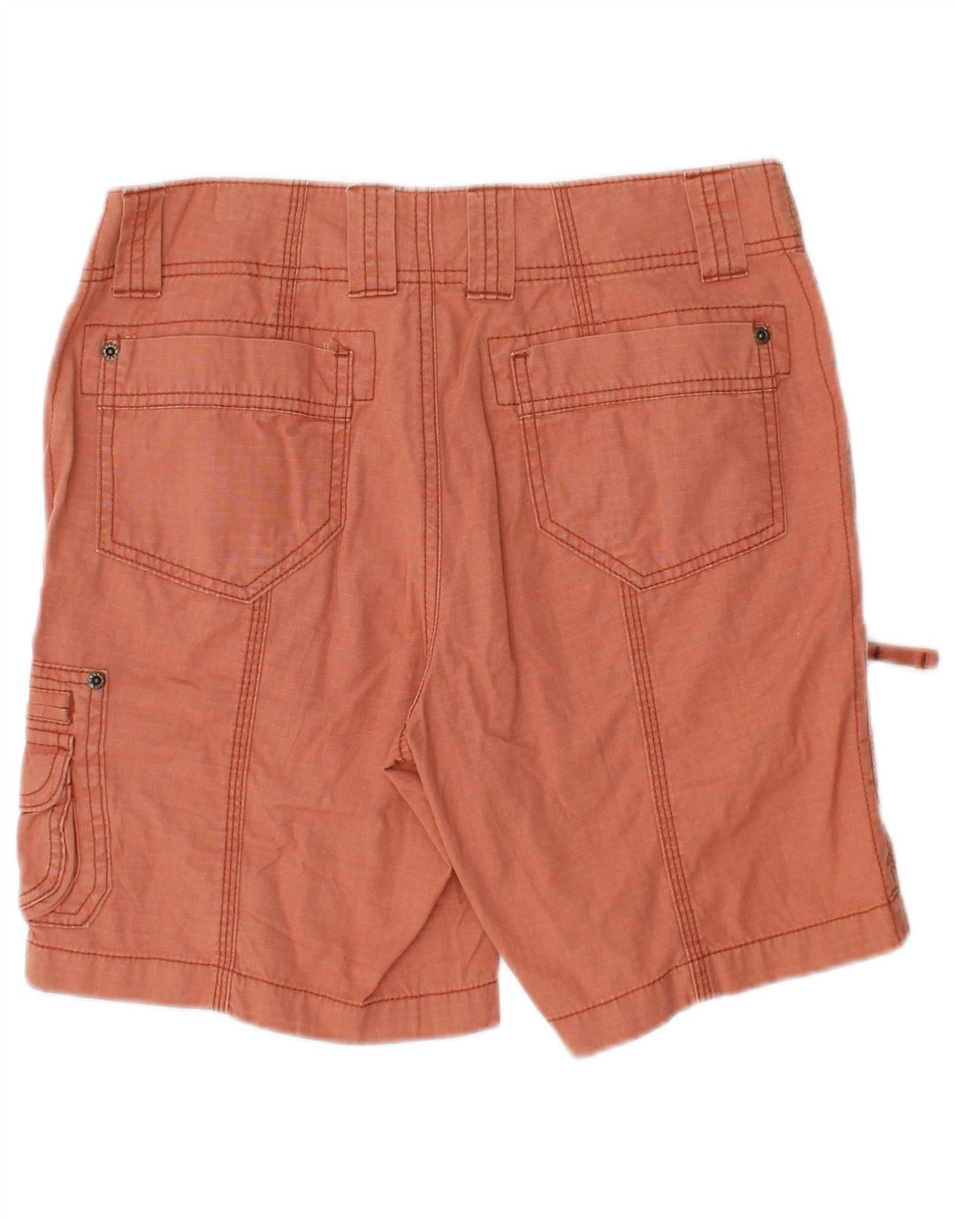 EDDIE BAUER Short cargo pour femme US 2 XS W28 Orange Coton