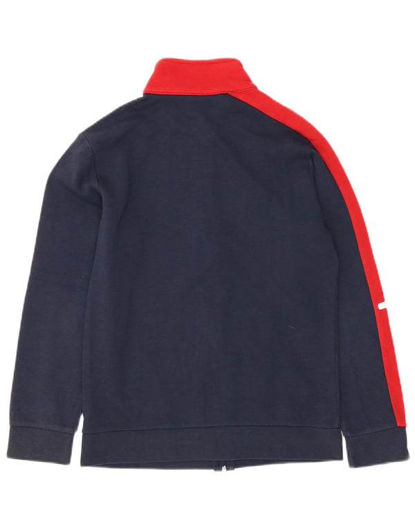 Champion Veste de Survêtement Garçon 11-12 Ans Large Bleu Marine Colorblock