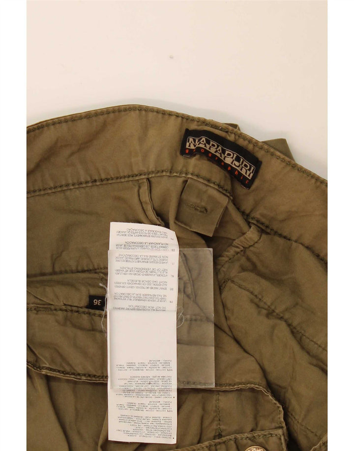Napapijri Short Cargo Homme W36 Large Kaki Coton