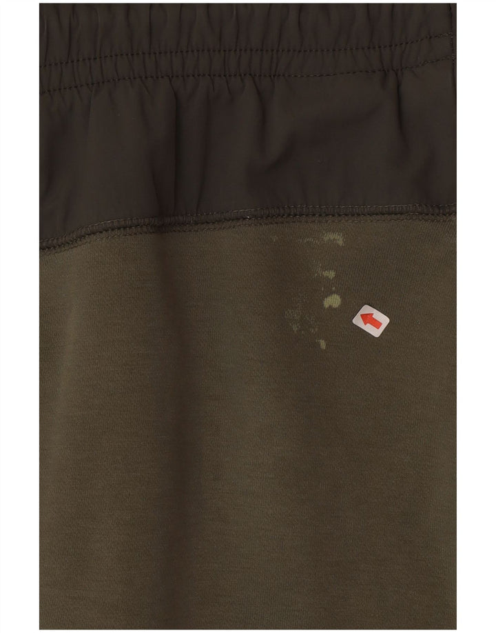 Nike Pantalon de survêtement pour homme Large en coton color block vert