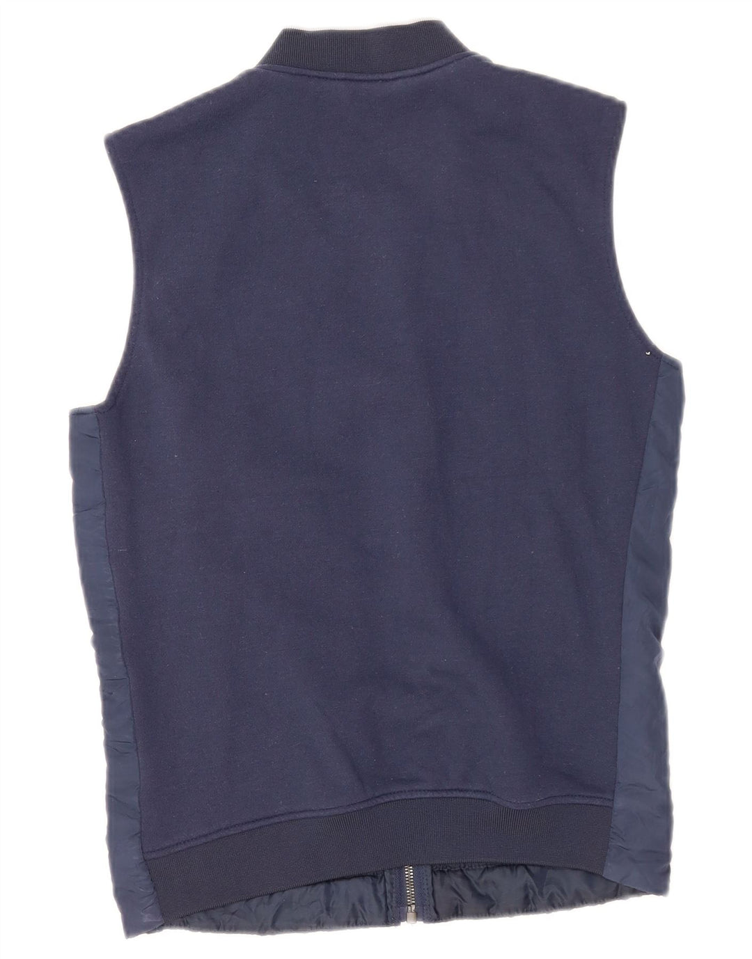 Zara Gilet rembourré pour homme UK 36 Small Bleu marine Polyester
