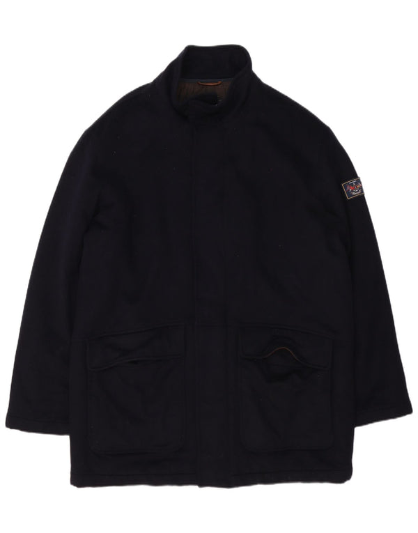 Amerigo Vespucci Manteau coupe-vent pour homme UK 40 Large Bleu marine