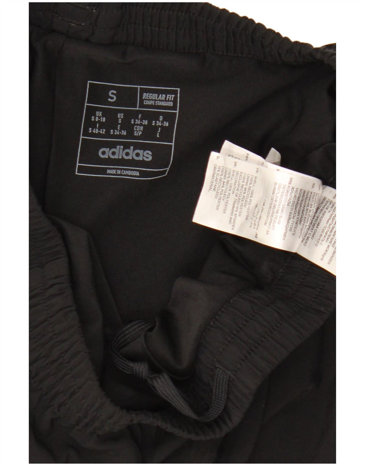 Adidas Short de sport coupe régulière pour femme UK 8/10 Petit Noir Polyester
