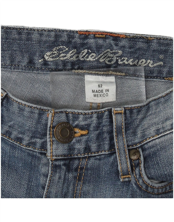EDDIE BAUER Jean Bootcut Femme Petit W26 L29 Bleu