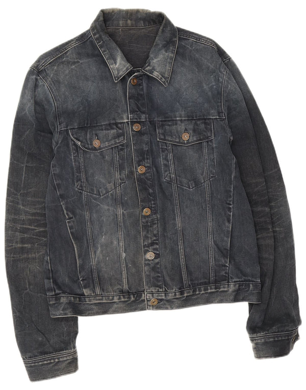 Calvin Klein Jeans Veste en jean pour homme UK 38 Bleu marine moyen Colourblock