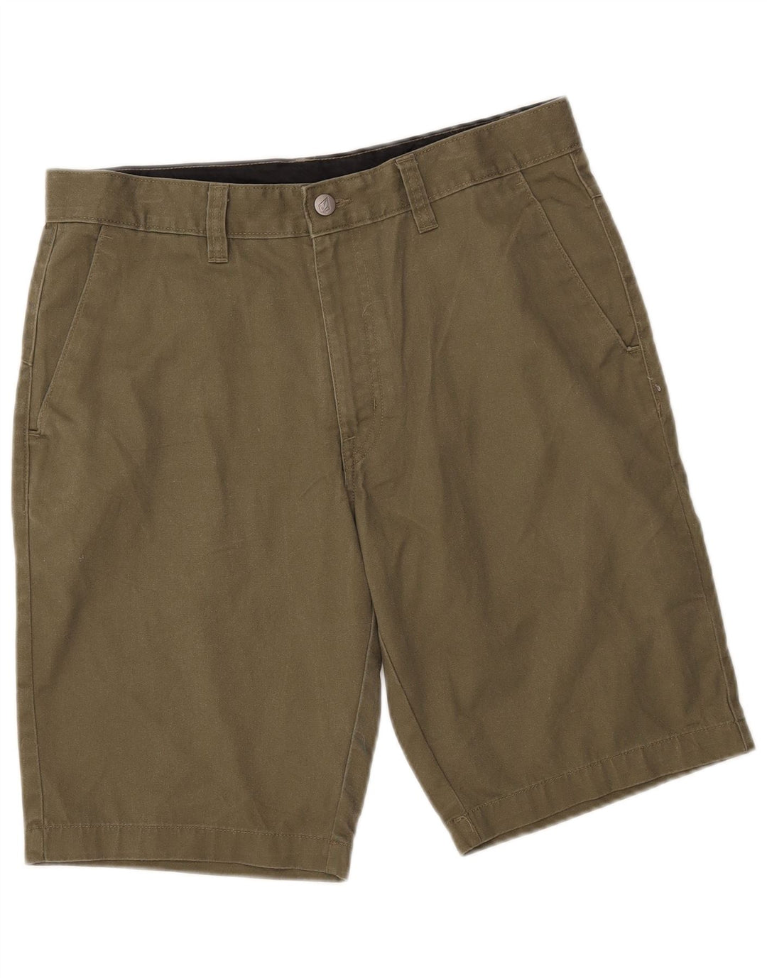 VOLCOM Short Chino Homme W32 Kaki Moyen Polyester