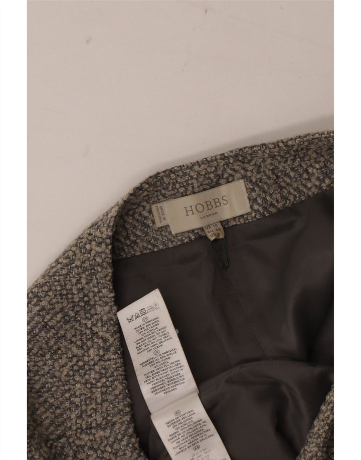 HOBBS Jupe crayon pour femme UK 10 Small W28 Laine grise