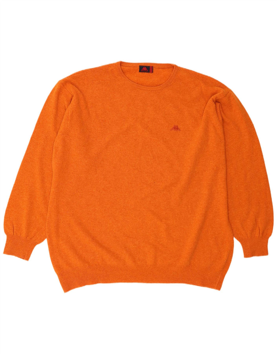 Kappa Pull col rond homme 3XL Orange laine d'agneau
