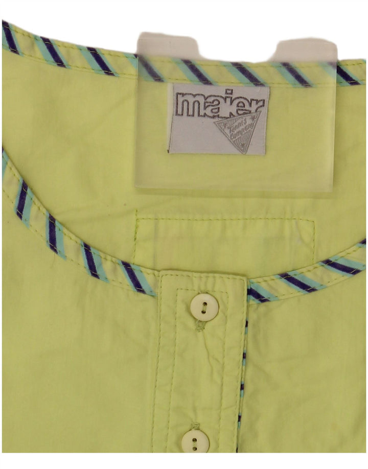 Maier Chemisier graphique pour femme EU 40 en coton vert moyen