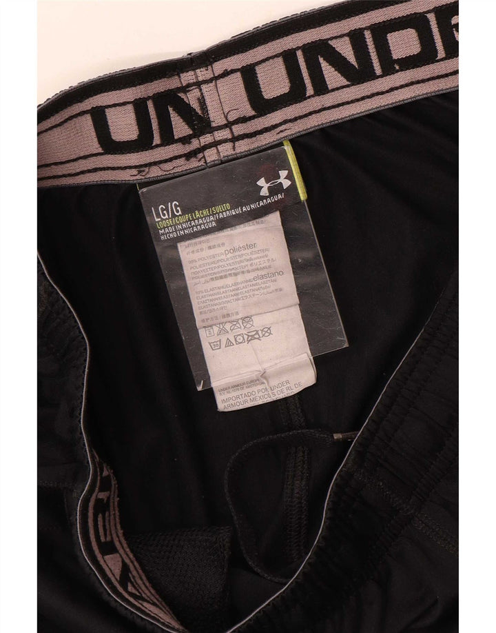 Under Armour Short de Sport Homme Grand Noir Polyester