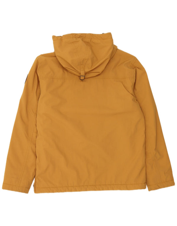 Napapijri Veste anorak graphique géographique pour hommes UK 40 Large Nylon jaune