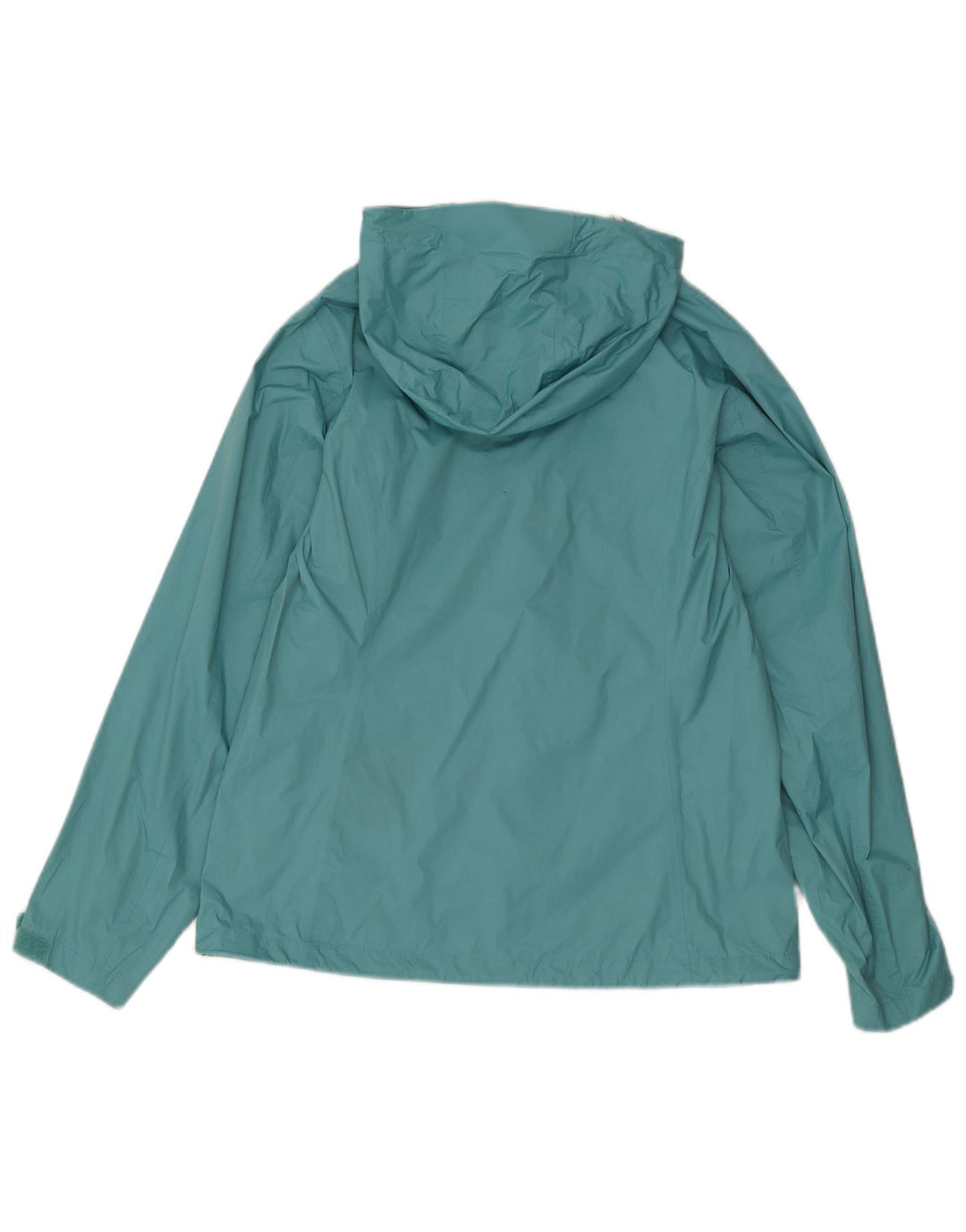 Eddie Bauer Veste de pluie à capuche pour femme UK 14 Medium Blue Nylon