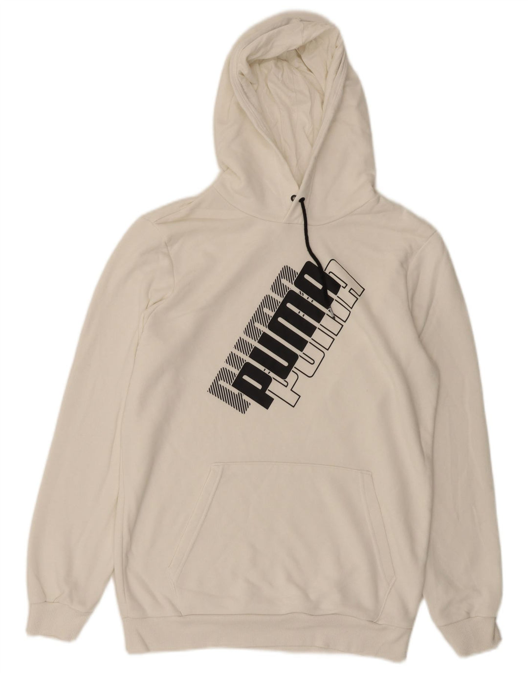 Puma Sweat à Capuche Graphic Homme Blanc Moyen