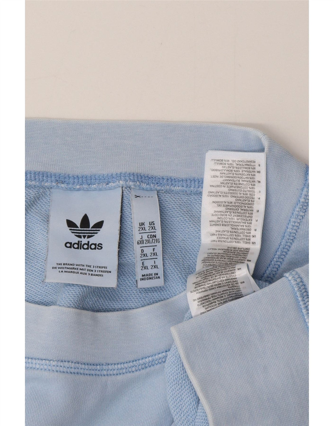 ADIDAS Sweat-shirt pour homme en coton bleu 2XL