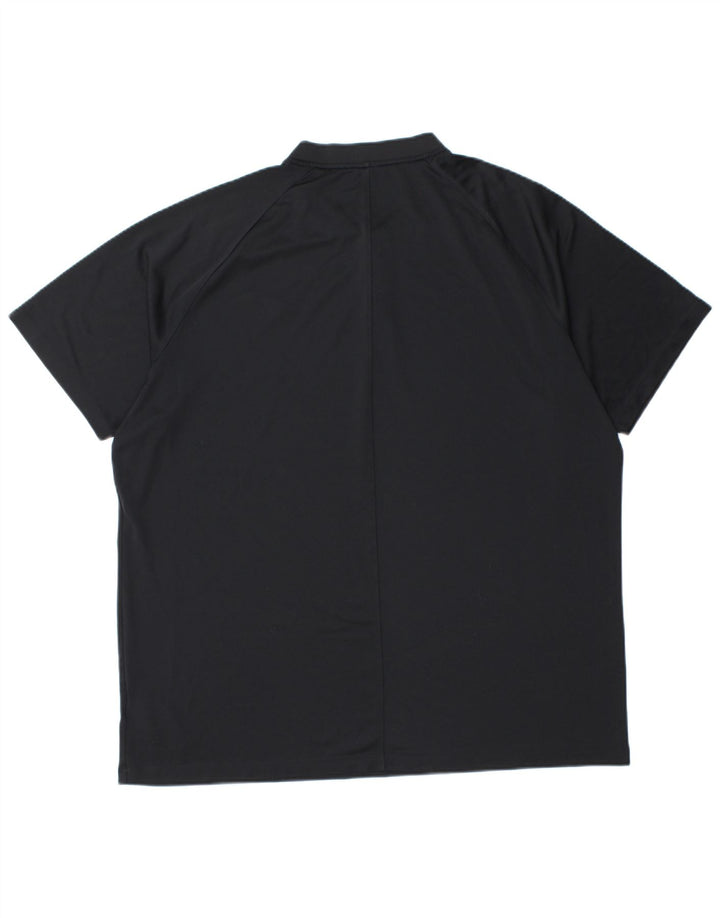 Nike Hommes Dri Fit T-Shirt Haut 2XL Noir Polyester
