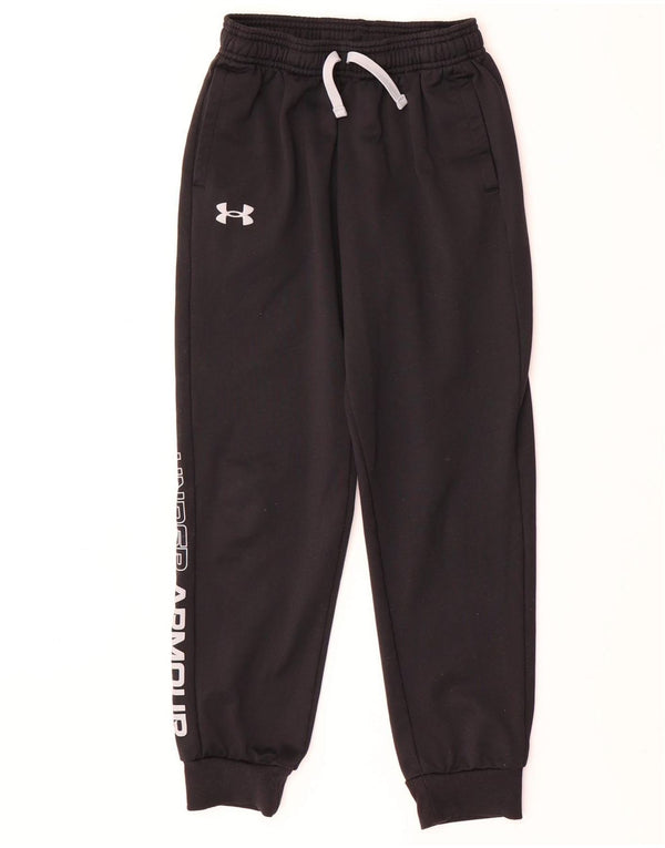 Under Armour Pantalon de Survêtement Garçon 9-10 Ans Noir Moyen