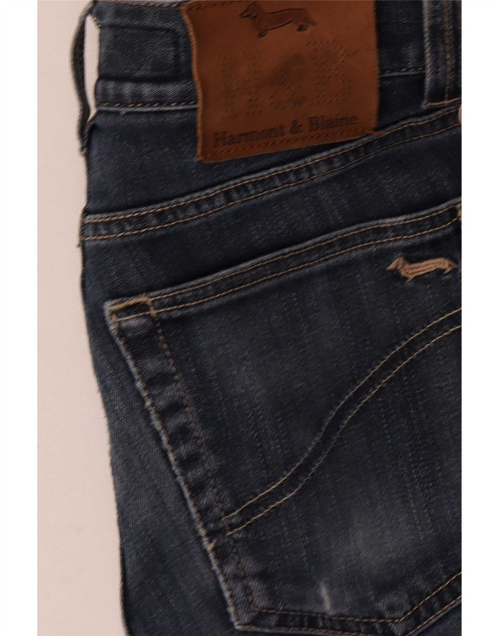 Harmont & Blaine Jean Slim Homme W30 L32 Bleu Marine Coton