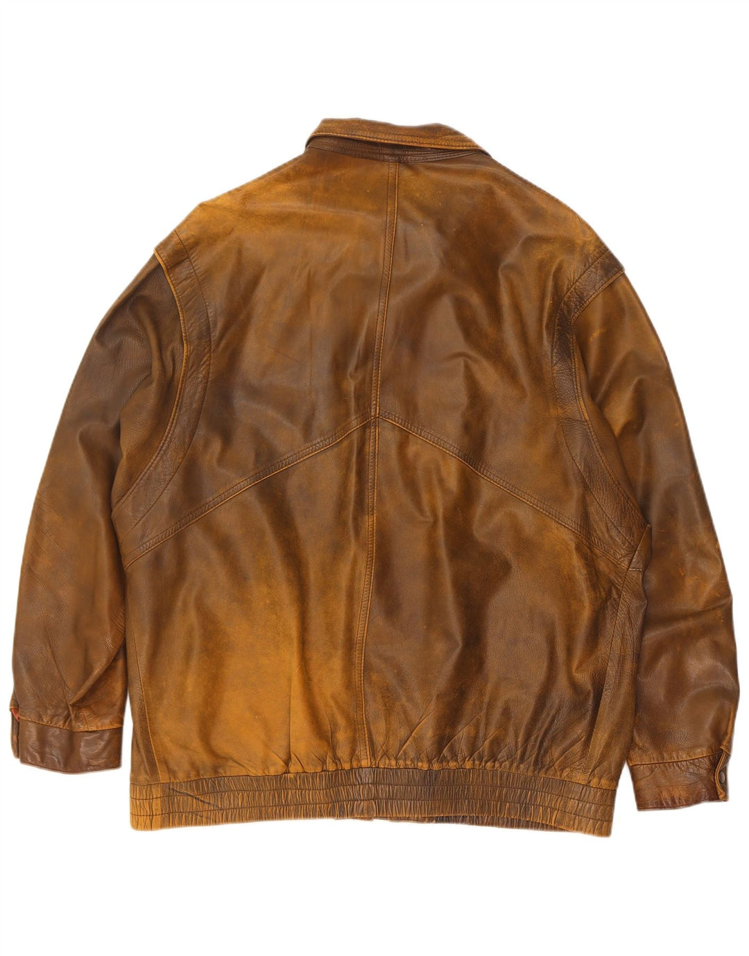 Mimosa Veste en cuir pour homme UK 42 Grand cuir marron