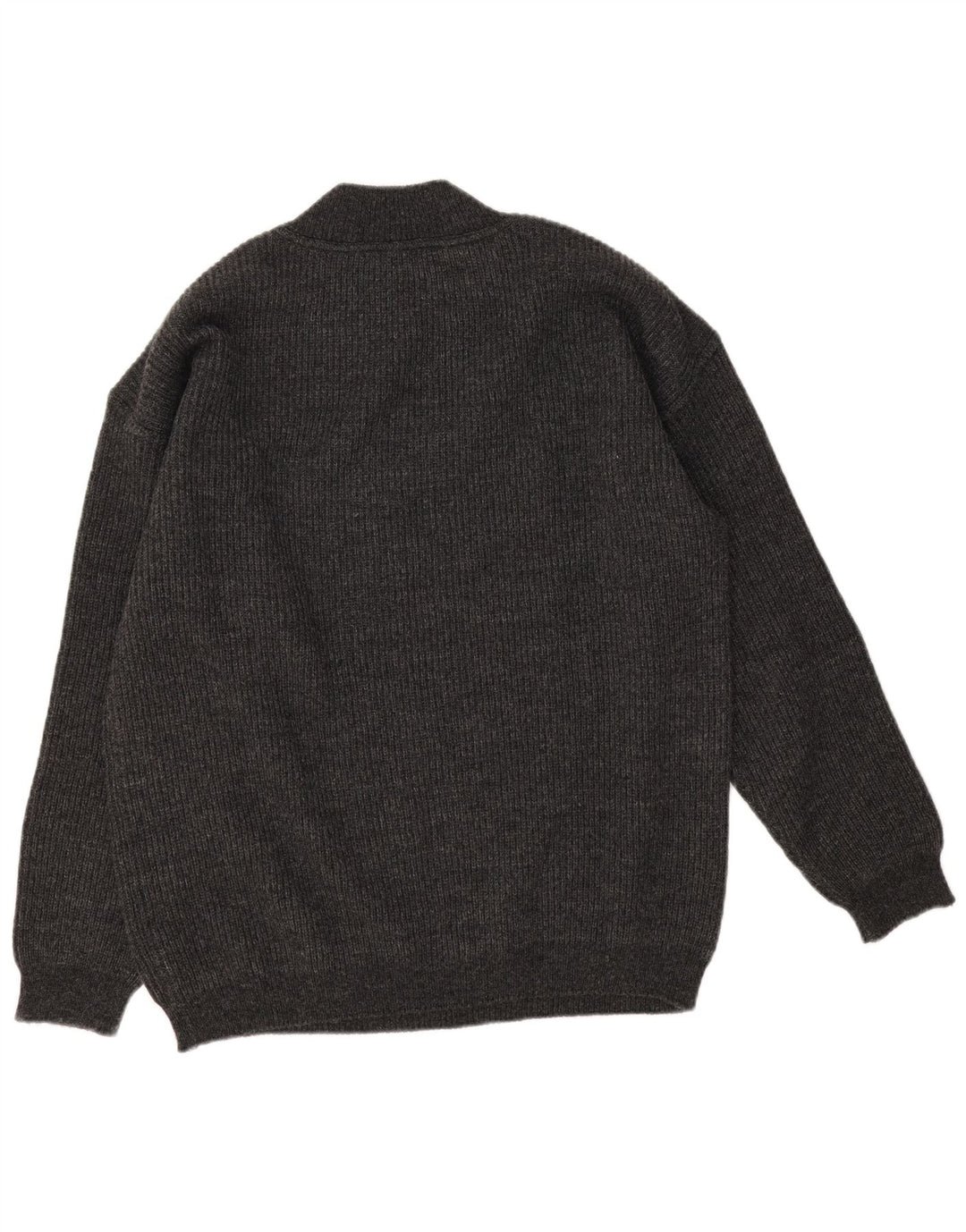 Stefanel Pull col roulé homme laine gris moyen