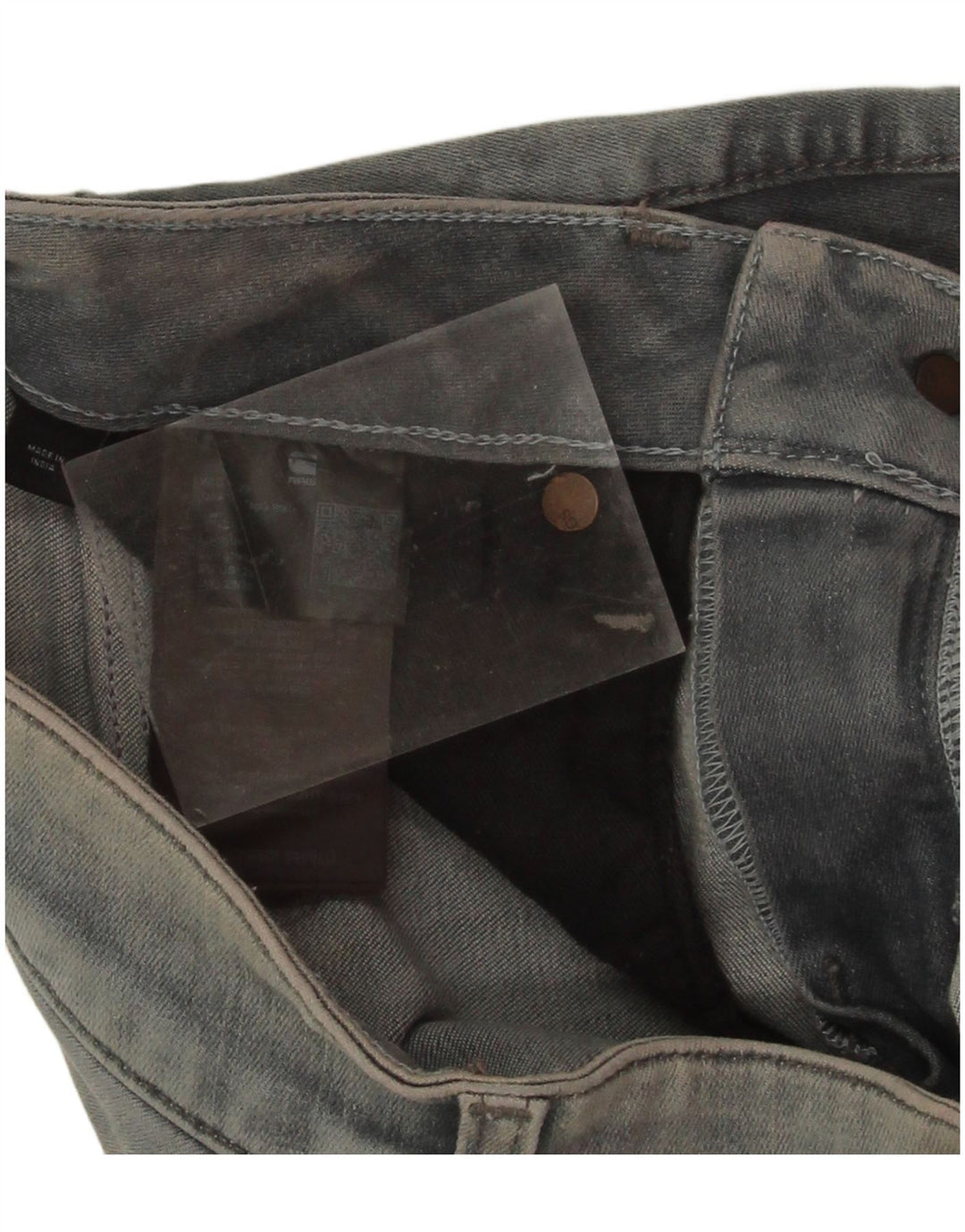 G-Star Jean Midge Slim Femme W28 L29 Gris Coton
