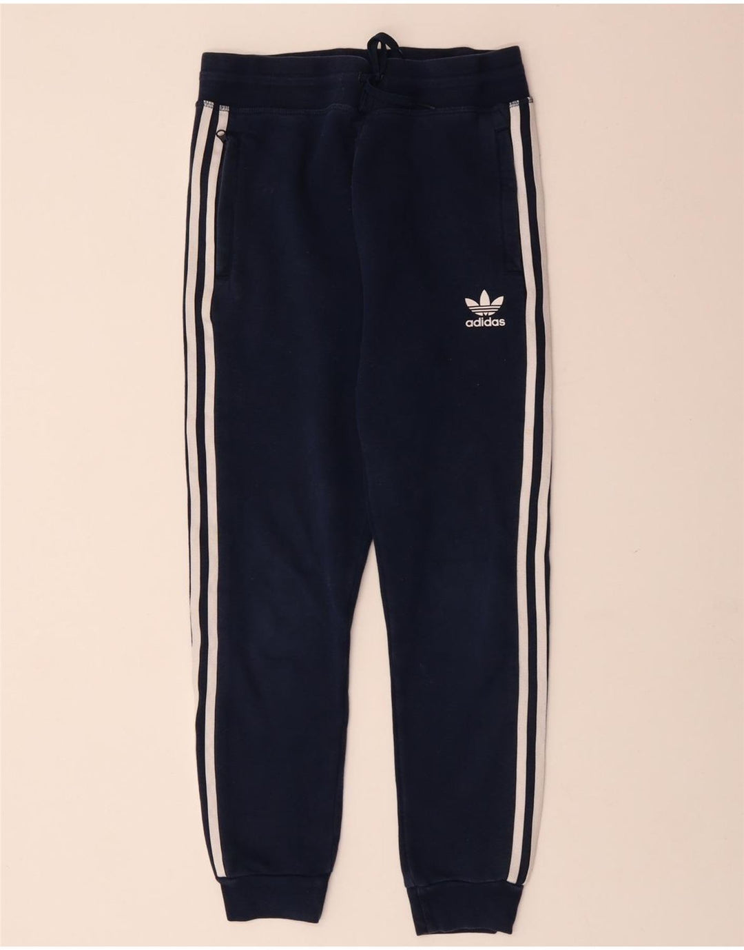 ADIDAS Pantalon de Survêtement Garçon Joggers 11-12 ans Bleu Marine Coton