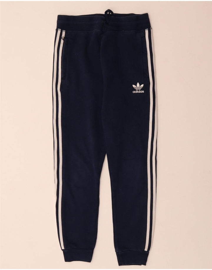 ADIDAS Pantalon de Survêtement Garçon Joggers 11-12 ans Bleu Marine Coton