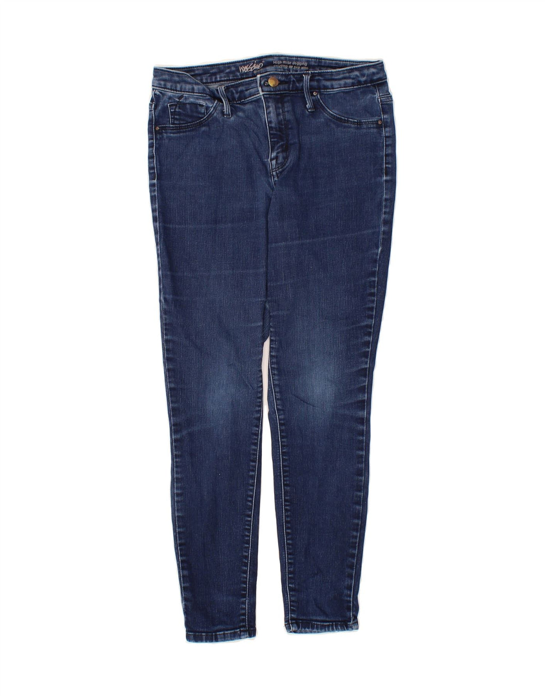 MOSSIMO Womens High Rise Jegging Jeans US 6 Medium W31 L28 Blue Cotton Vintage Mossimo and Second-Hand Mossimo from Messina Hembry 