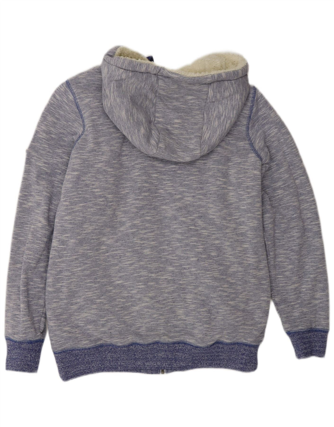 Animal Veste Sherpa à capuche pour femme UK 10 Petit coton moucheté bleu