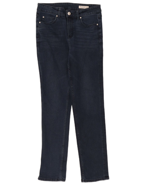 Marks & Spencer Jean droit pour femme UK 12 Medium W30 L30 Bleu marine