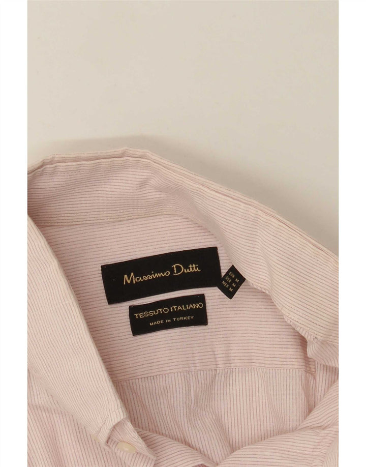 Massimo Dutti Chemise Homme Rose Moyen Rayure Classique