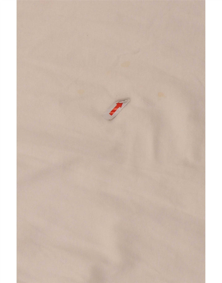 Ellesse Haut graphique à manches longues pour femme UK 10 Petit coton blanc