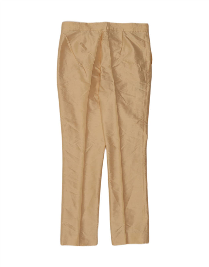 Aspesi Pantalon Chino Slim Femme IT 42 Medium W30 L29 Beige Soie