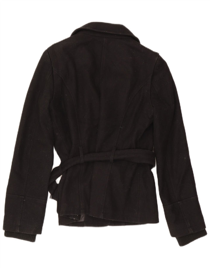 Zara Veste utilitaire pour femme UK 10 Petit Noir Polyester