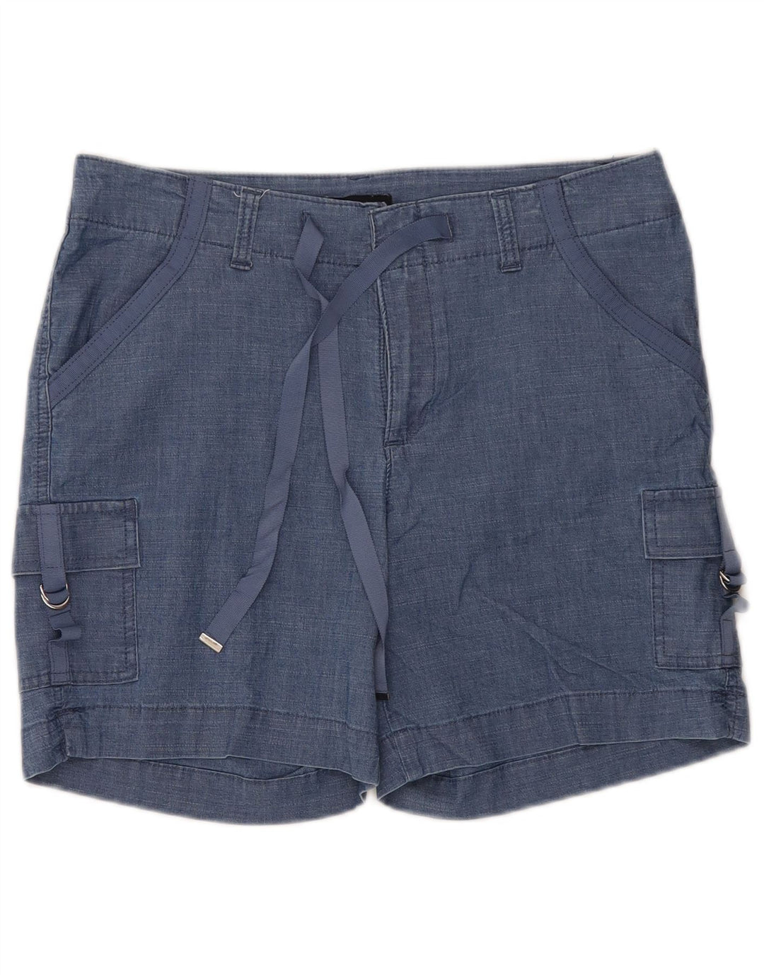 LEE Short cargo taille moyenne pour femme, coupe régulière, US 10, grand W34, coton bleu