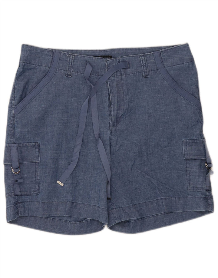 LEE Short cargo taille moyenne pour femme, coupe régulière, US 10, grand W34, coton bleu