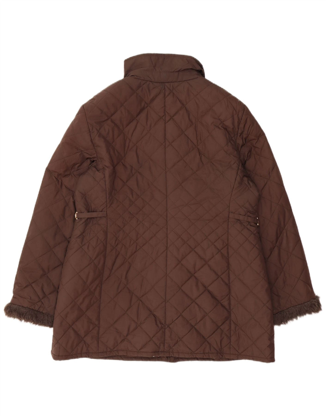 Marks & Spencer Veste matelassée pour femme UK 16 Large Marron Polyester