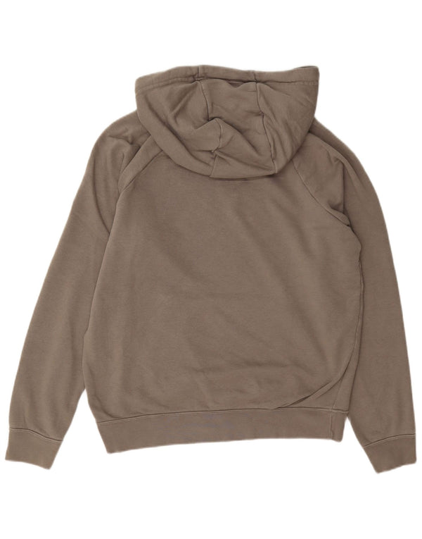 Nike Pull à capuche surdimensionné pour femme UK 10 Petit coton gris