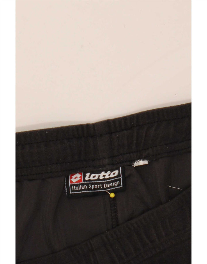 Lotto Pantalon de survêtement en polaire pour homme Taille L Noir