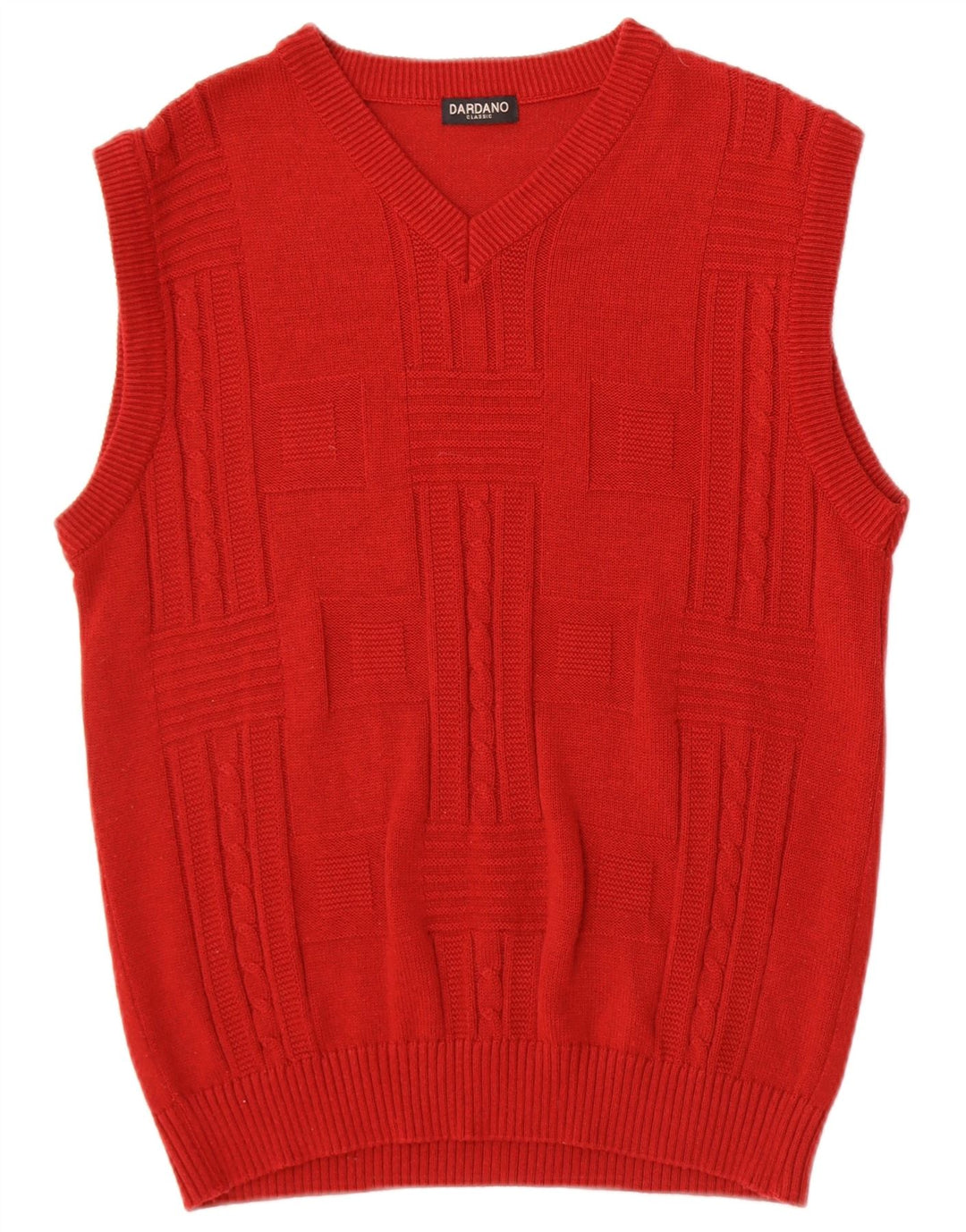 Dardano Débardeur Homme IT 50 Coton Rouge Moyen