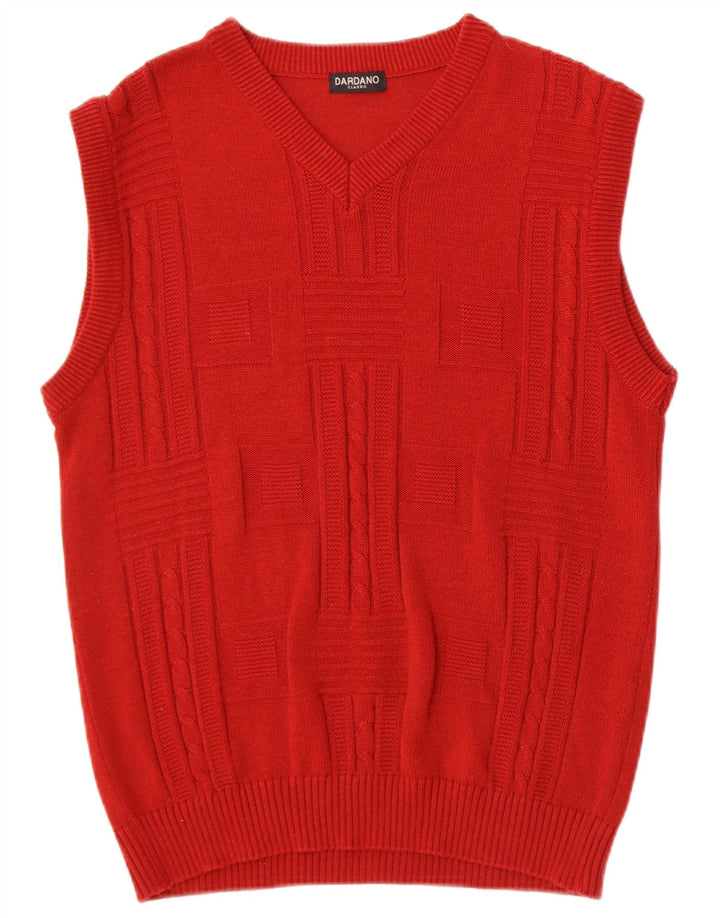 Dardano Débardeur Homme IT 50 Coton Rouge Moyen
