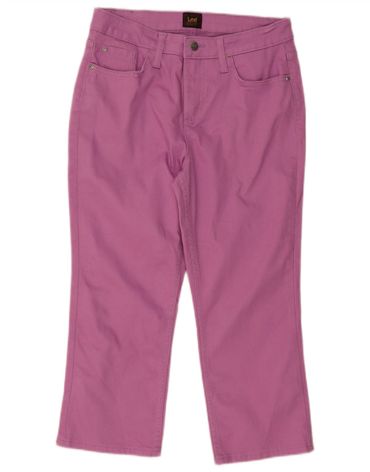Lee Jeans Capri Femme US 6 Medium W30 L22 Violet Coton