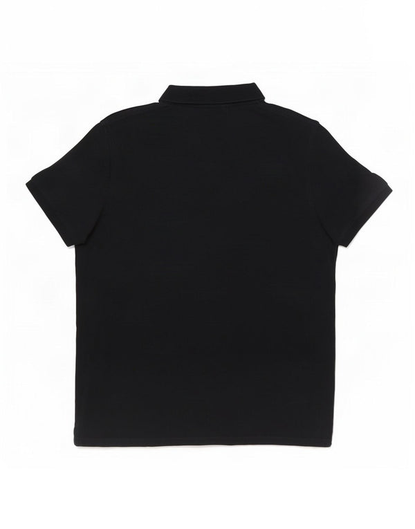 Gant Polo Graphique Homme Large Noir Coton