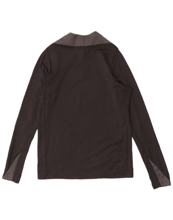 NIKE Haut de survêtement Dri Fit à col zippé pour homme Noir moyen Colourblock