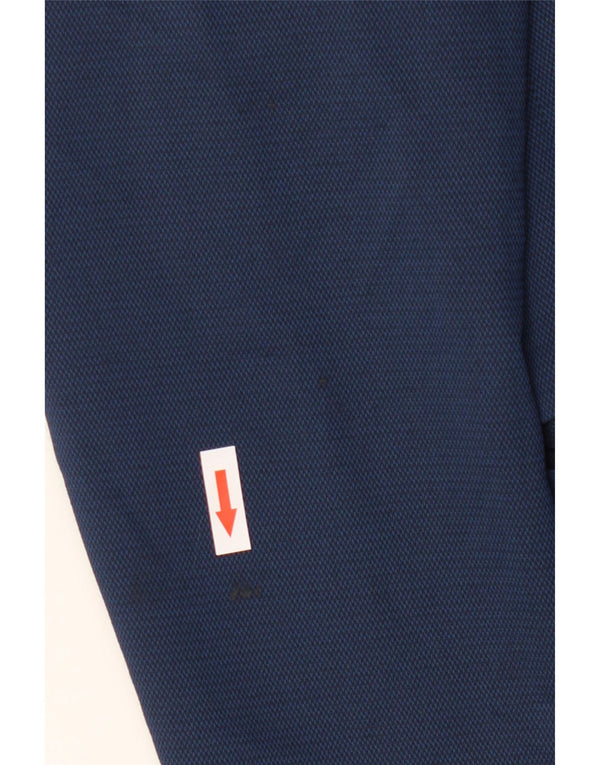 Zara Veste Blazer 2 Boutons Homme EU 48 Bleu Marine Moyen Polyester