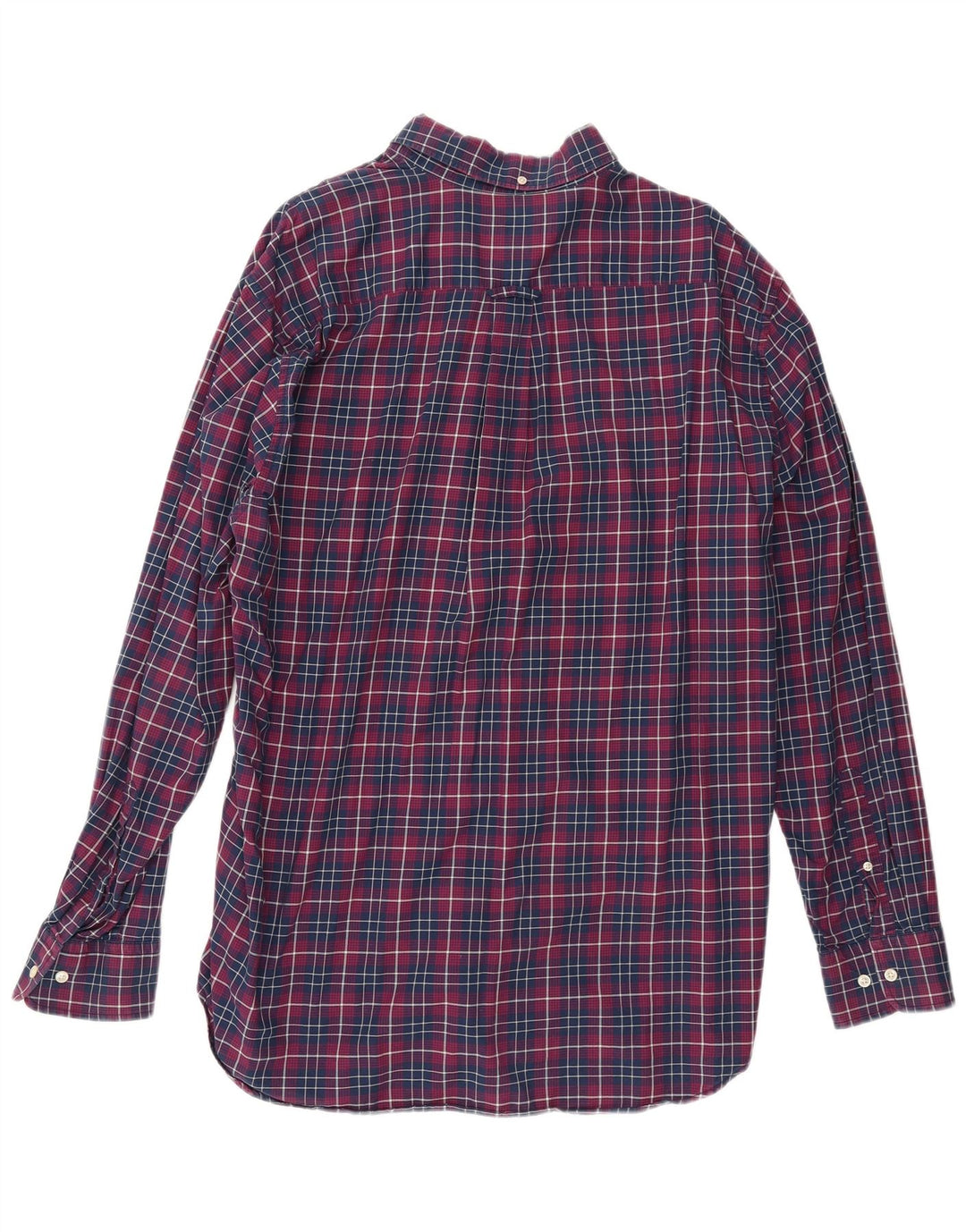 GANT Chemise Regular Fit XL Bleu Marine à Carreaux Coton Homme